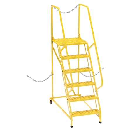 Vestil 90 H Steel 6 Steps LAD-STAL-6-G-YL